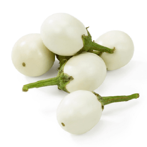 BRINJAL WHITE CHU CHU - 400-500GMS)