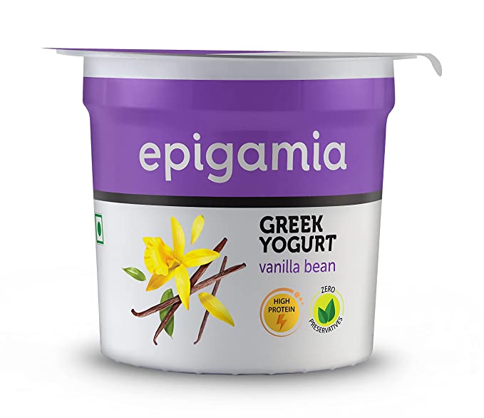 EPIGAMIA GREEK YOGHURT - VANILLA BEAN 90GM
