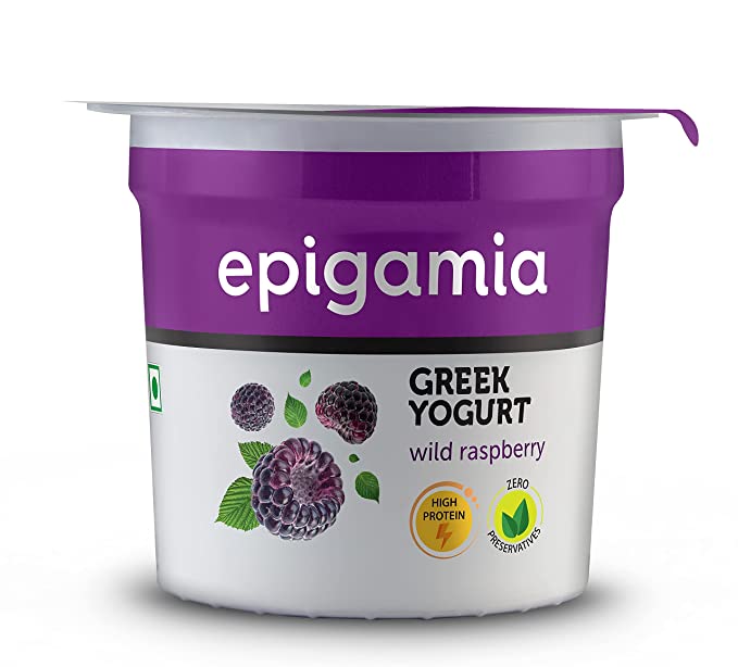 EPIGAMIA GREEK YOGHURT - WILD RASPBERRY 90GM