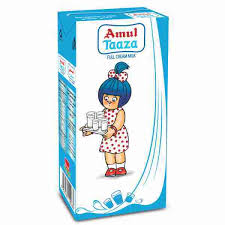 AMUL TAAZA FRESH TONED MILK 1 LTR