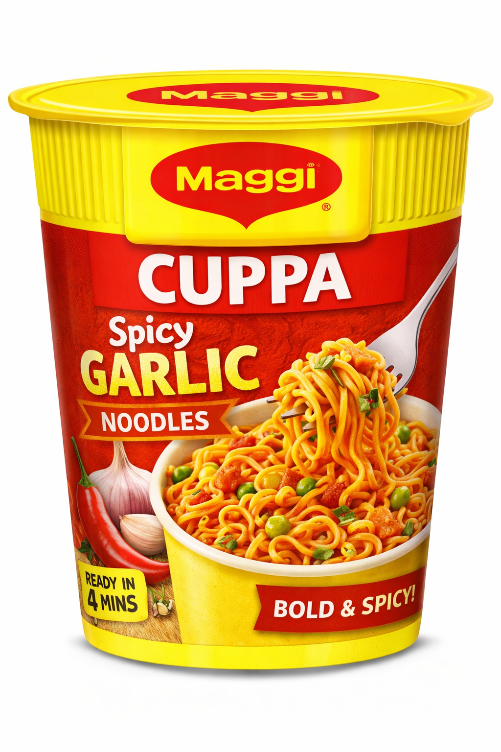 SPICY GARLIC CUPPA NOODLES